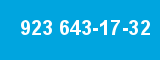 923 643-17-32 923 643-17-32